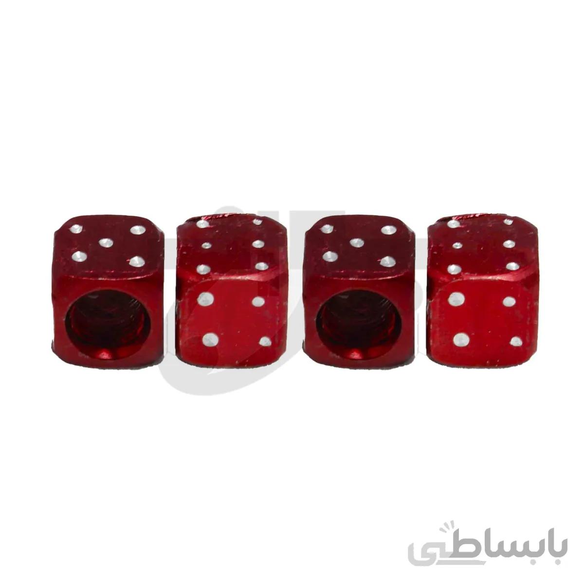 سر والف خودرو طرح تاس بسته 4 عددی