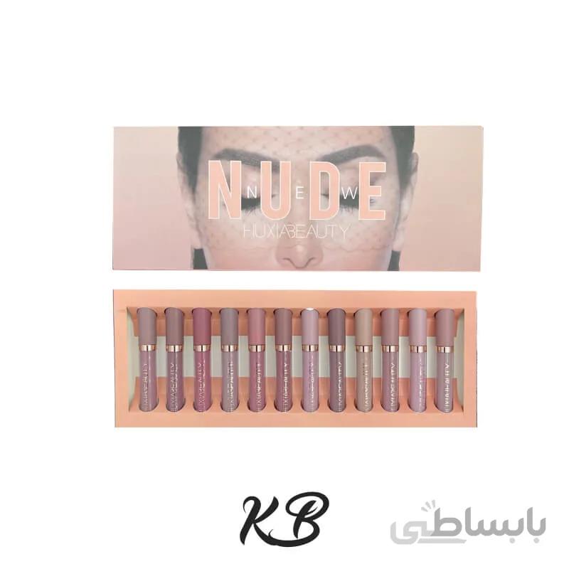 پک رژnude مایع 12رنگ