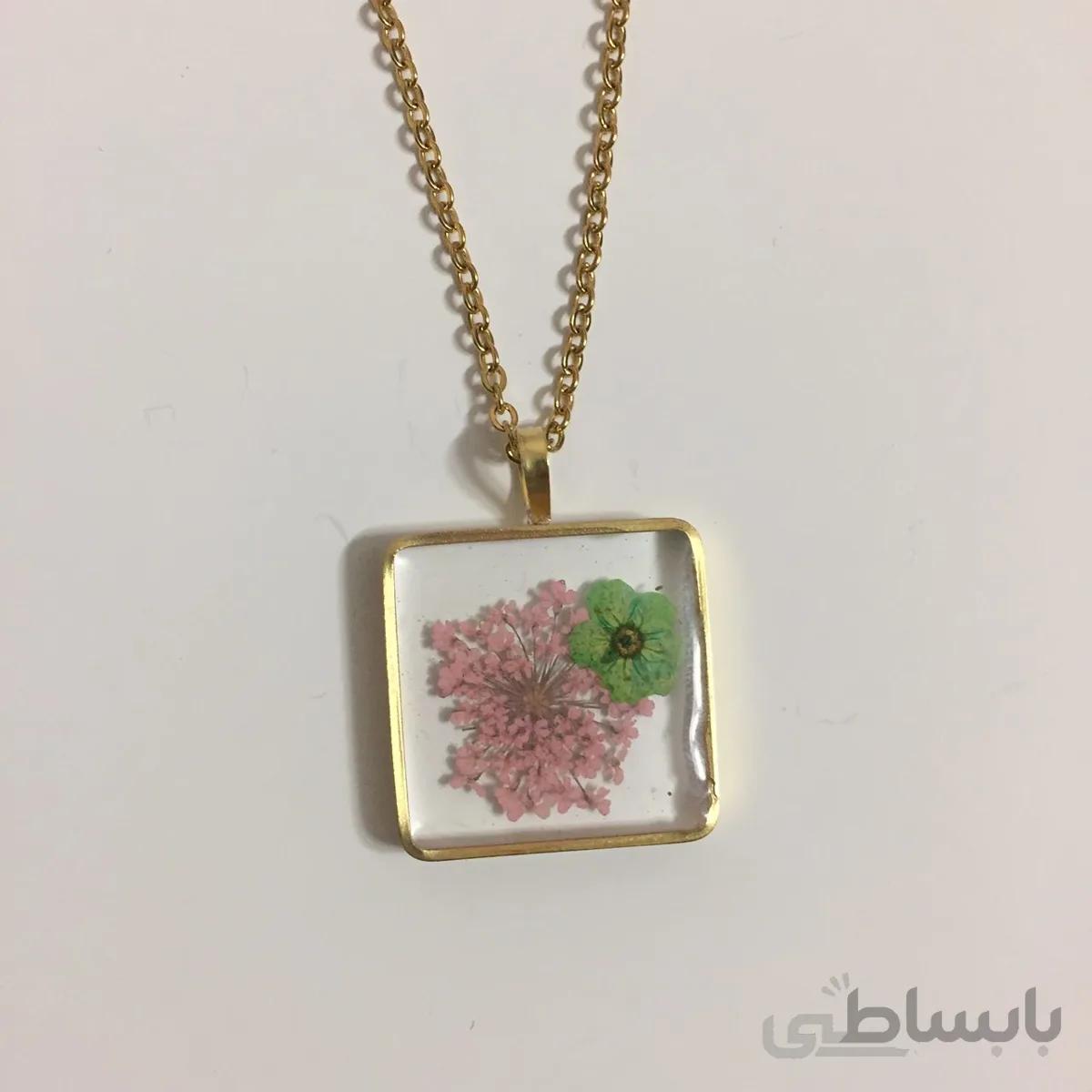 گردنبند رزین اپوکسی کد far-49