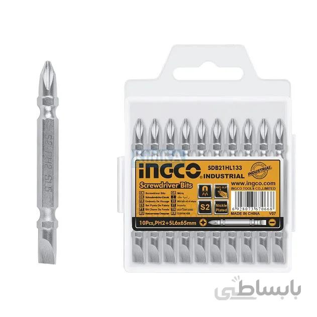 ست 10 عددی سر پیچ گوشتی اینکو مدل SDB21HL133
