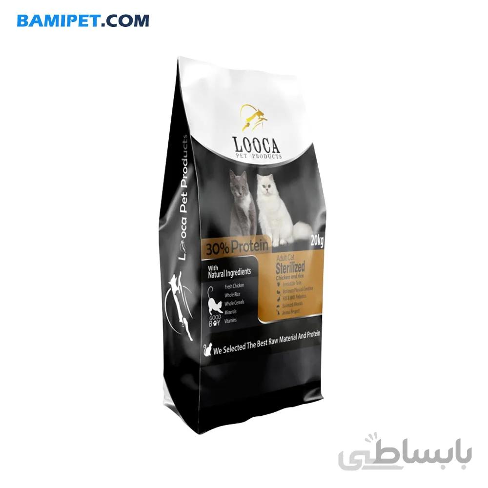 غذای خشک گربه لوکا مدل Sterilized وزن 2 کیلوگرم