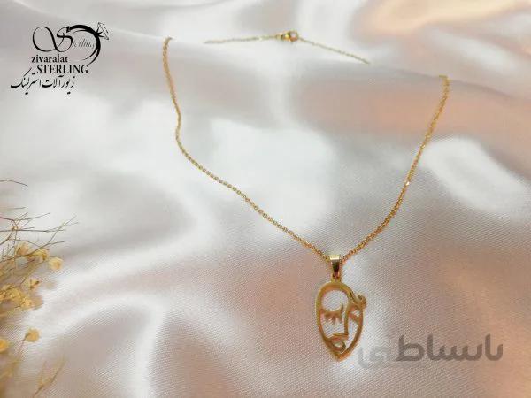 گردنبند استیل شمایل زنانه
