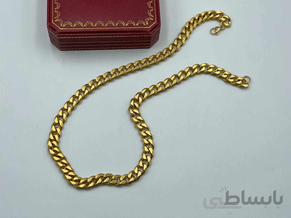 گردنبند کارتیر مات با ضخامت نه میلی متر