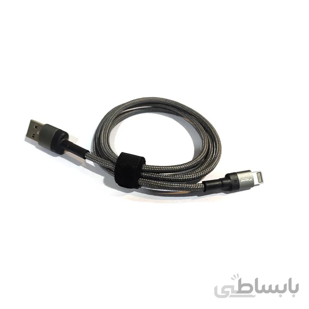 کابل لایتنینگ جت پاور مدل Jetpower Full Fiber JP-007i طول 1متر
