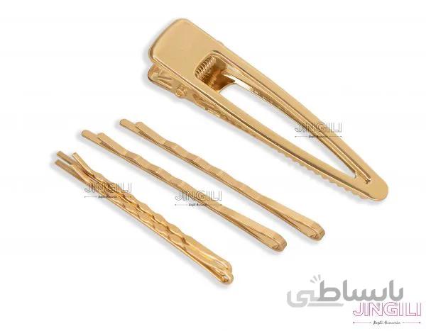 گیره مو مدل فلزی انبری 2 کد cw0076
