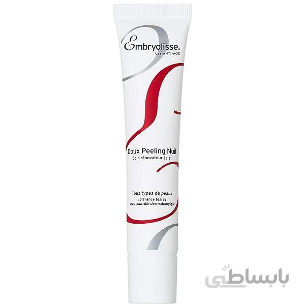 کرم ضد چروک و پیلینگ شبانه آمبریولیس Embryolisse حجم ۴۰ میل