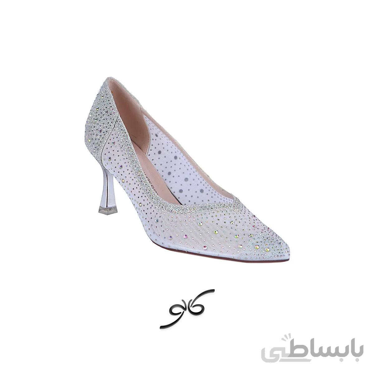 کفش مجلسی نگینی زنانه - 0238