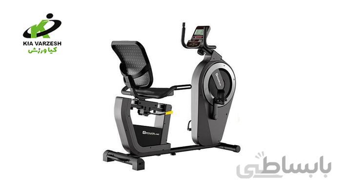 دوچرخه ثابت پشتی دار پاورلند مدل B-1801R ا Powerland fixed wheel model B-1801R
