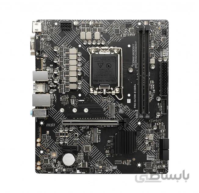 مادربرد ام اس آی مدل MSI PRO H610M-B DDR4 M-ATX