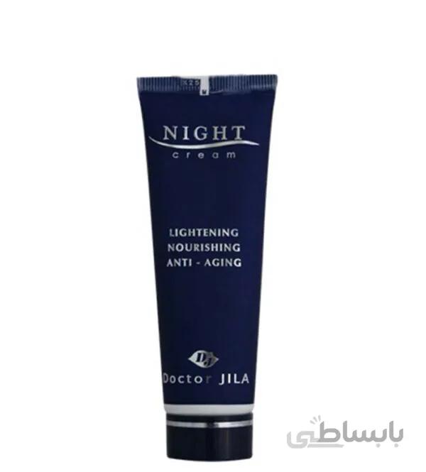 کرم ضد چروک شب دکتر ژیلا سری Anti Aging مدل Lightening And Nourishing حجم 50 میلی گرم