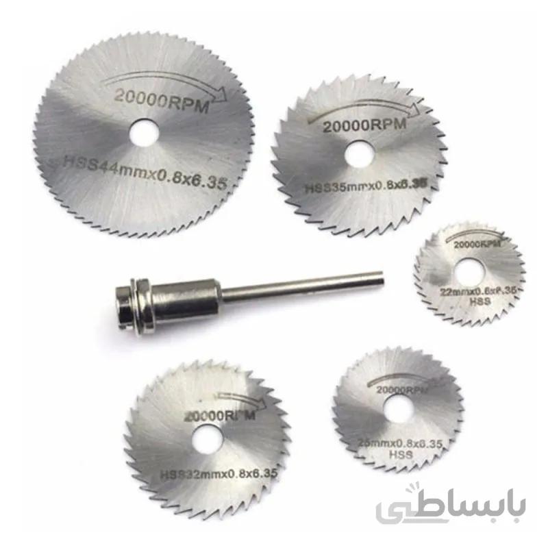 مجموعه 6 عددی تیغ فرز انگشتی اوتنسی