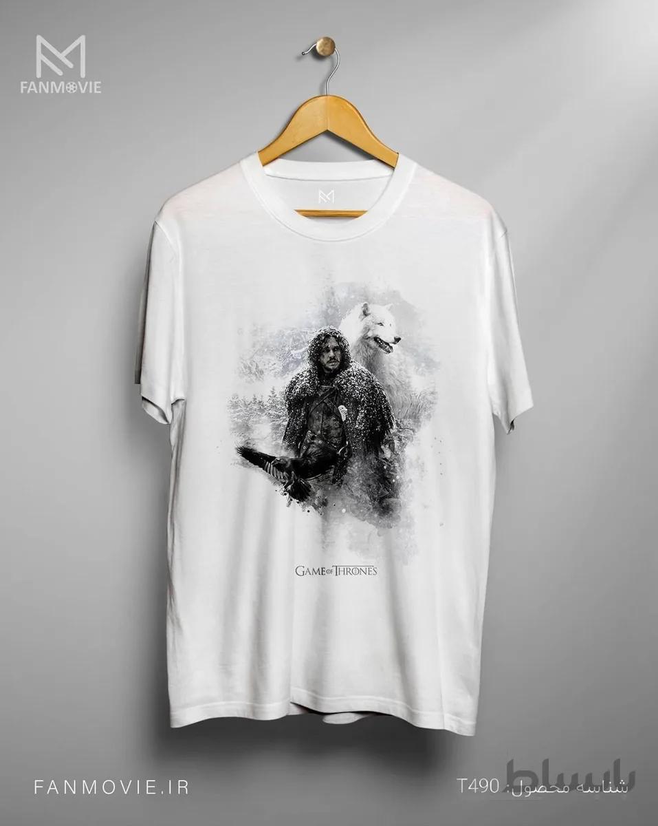 تیشرت گیم آف ترونز طرح JonSnow