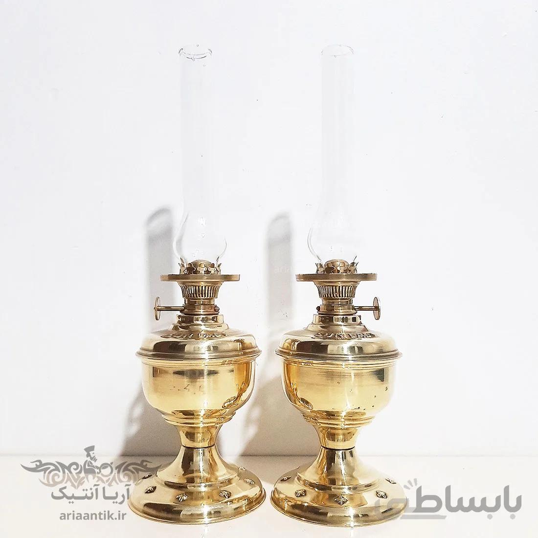 چراغ گردسوز برنجی طرح اروپایی