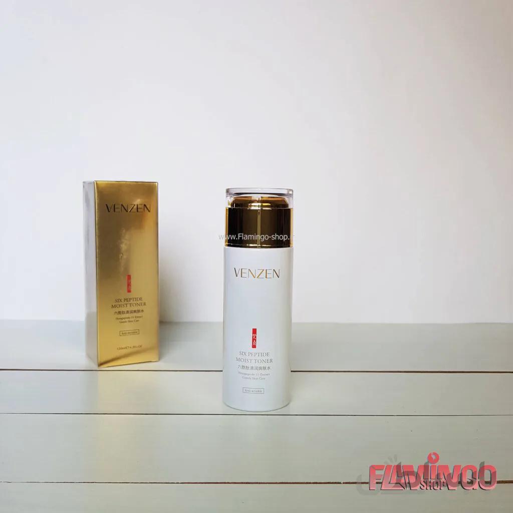 تونر مرطوب کننده شش پپتیدی ونزن – Venzen Six Peptide Moist Toner