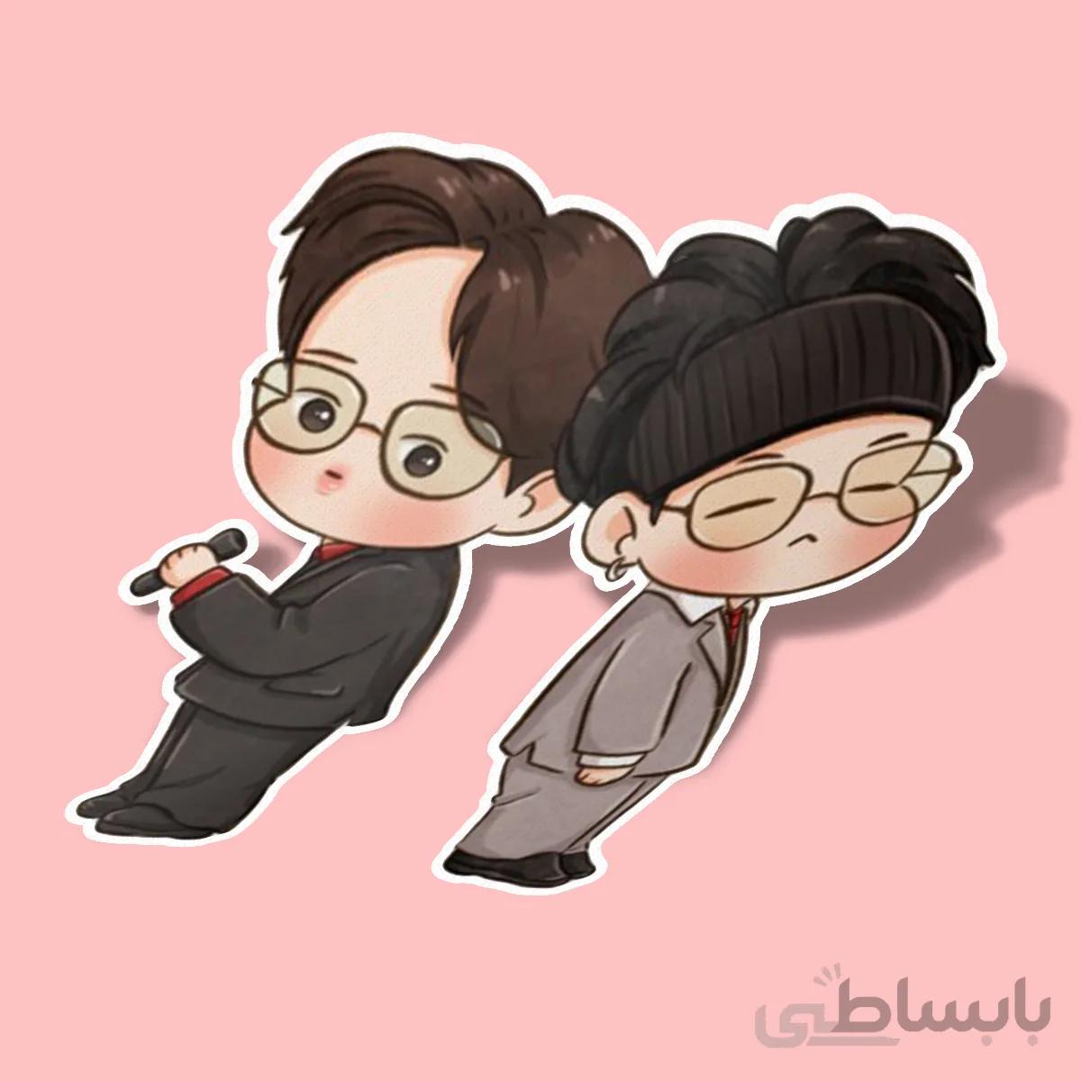 استیکر BTS-RM&SUGA-Respect