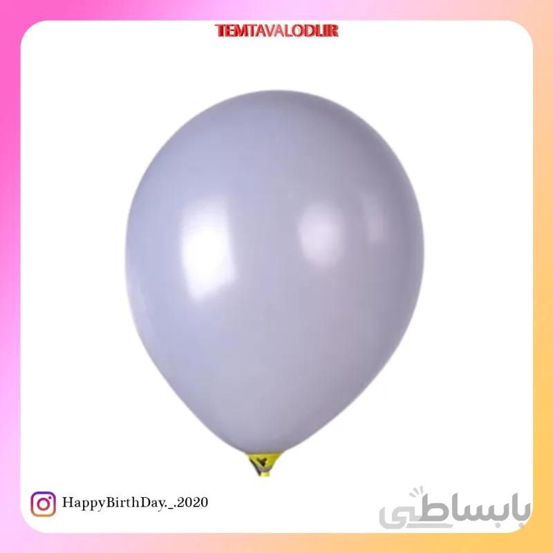 بادکنک ساده طوسی