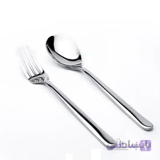 قاشق و چنگال غذاخوری یونیک مدل دونا(نگیر) — تصویر 1