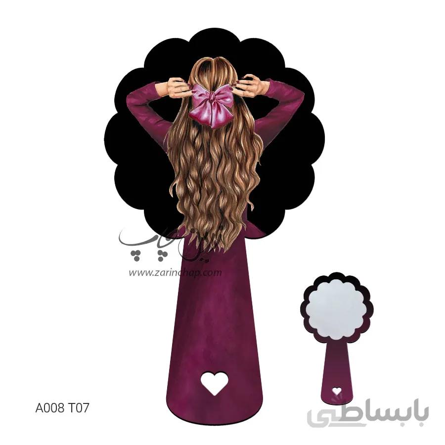 آینه دستی طرح A008T07