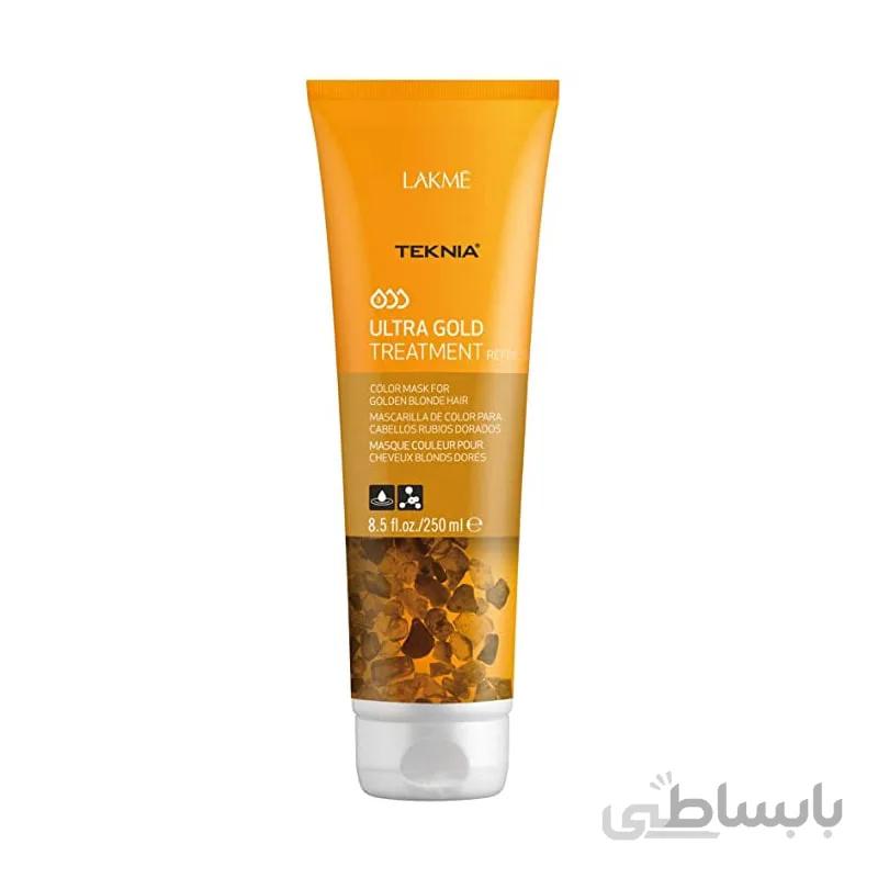 ماسک مو رنگساژ طلایی تکنیا لاکمه Lakme Teknia Ultra Gold Treatment 250ml