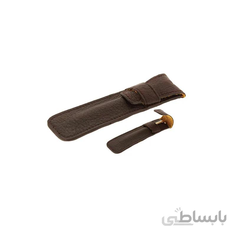 کیف یوروپن مدل PEN POUCH چرم طبیعی قهوه ای