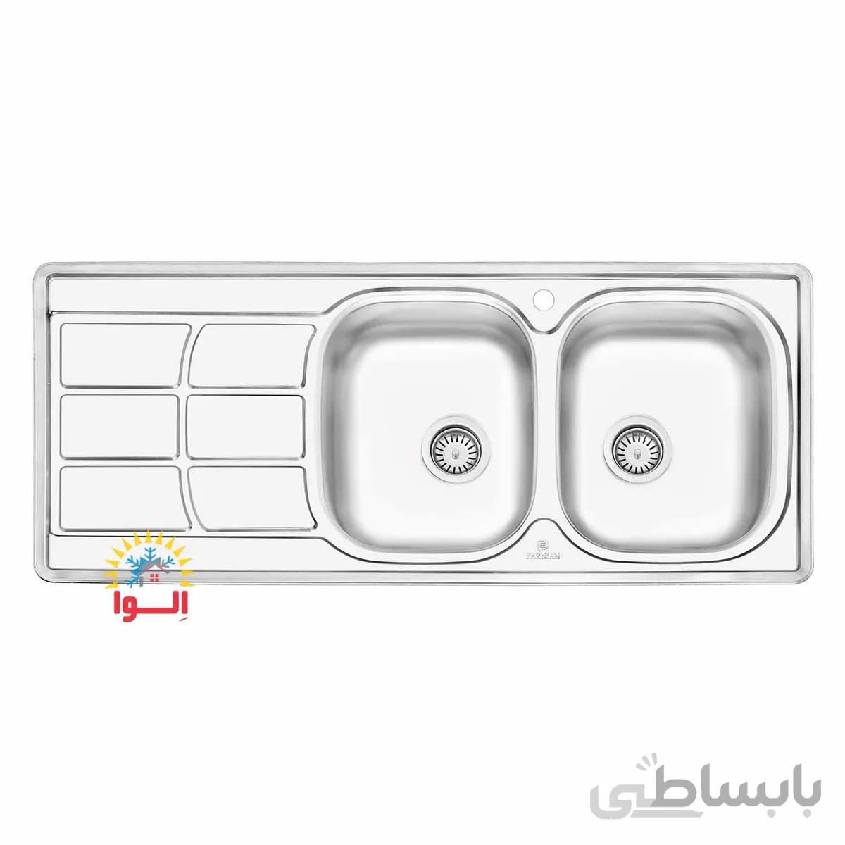سینک آشپزخانه پرنیان استیل مدل PS 2209