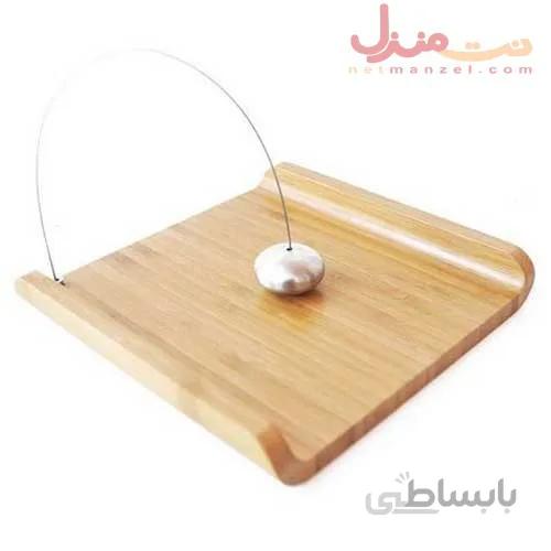 جا دستمال کاغذی چوبی بامبو برند بامبوم مدل دیسی بزرگ