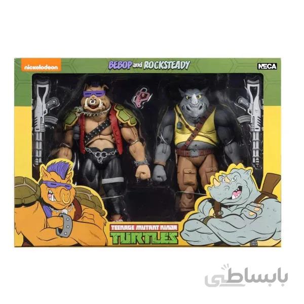 اکشن فیگور نکا مدل BEBOP AND ROCKSTEADY کد 125 مجموعه 2 عددی