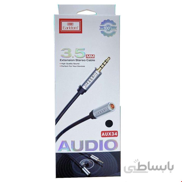 کابل AUX ارلدام مدل ET-AUX34 طول 1 متر