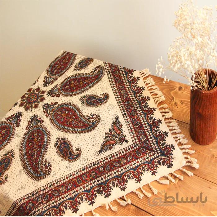 سفره قلمکار صدری 100 * 100 سانتی متر کد S-gh21 ممتاز