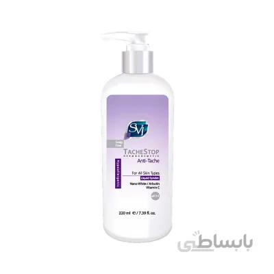 پن مایع غیر صابونی ضد لک و روشن کننده اس وی آی 220 میلی لیتر ا Svi Tache Stop Liquid Syndet 220 ml