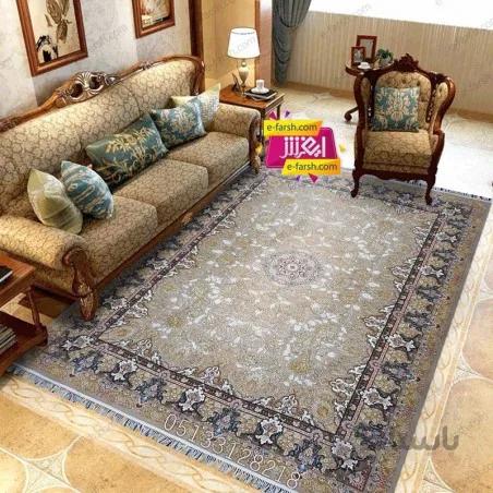 فرش ماشینی آرا مشهد طرح 60025 الماسی