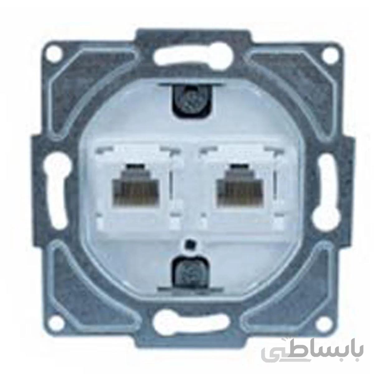 سوکت CAT6 + CAT6 فضل الکتریک مکانیزم ایران