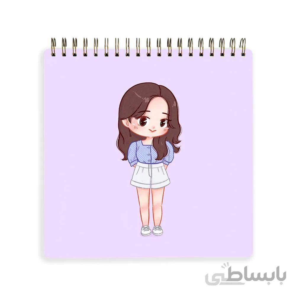 دفترچه يادداشت black pink کد 10100200