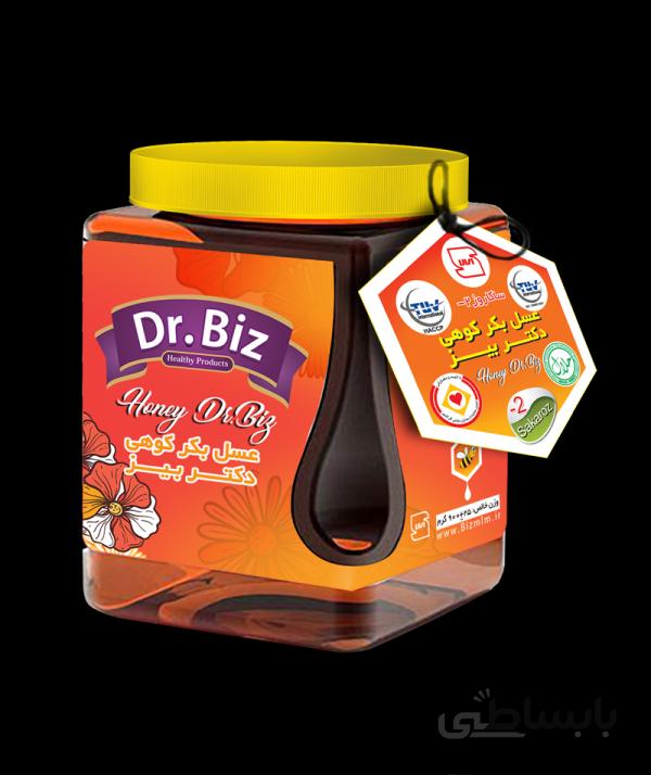 عسل بکر کوهی با ساکاروز زیر ۲ درصد ۹۰۰ گرمی Dr.BIZ