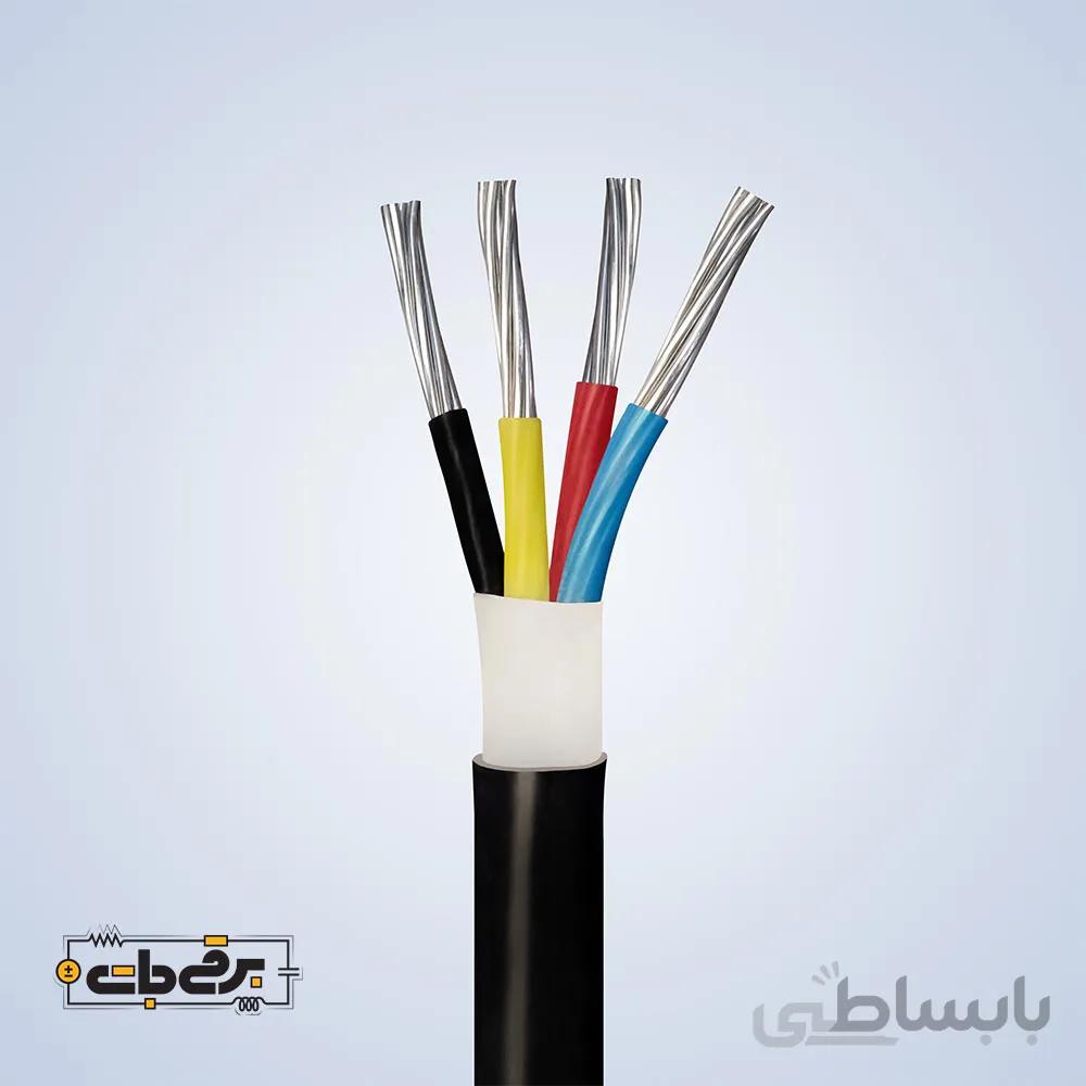 کابل مفتول 4 در 16 آلومینیوم برند مازندران