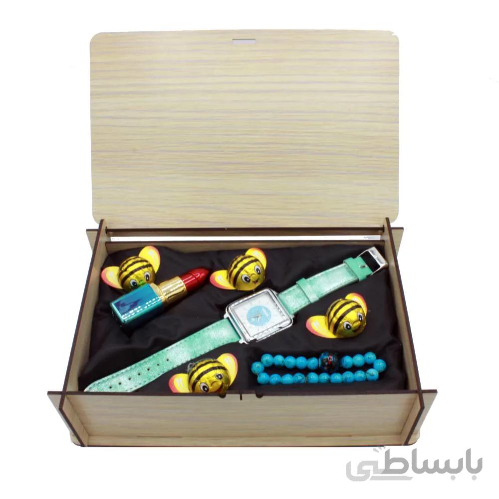 هدیه دخترانه فانتزی پک ساعت مچی راکی + فندک