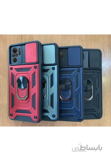 قاب ضدضربه هولدر دار و محافظ کشویی دوربین طرح بتمن برای گوشی های موبایل شیائومی - Cover Case Batman Defender for Xiaomi Mobile Phones