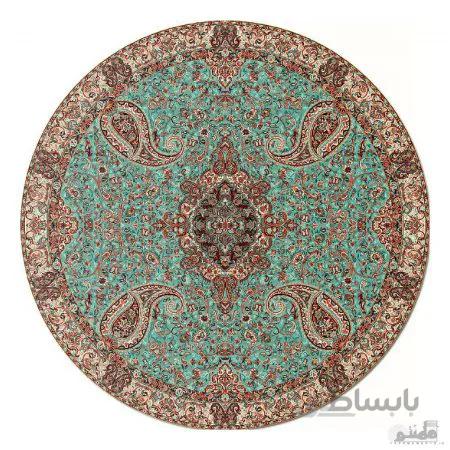 رومیزی گرد ترمه طرح سالار کد 617
