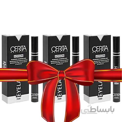 محلول تقویت کننده مژه سریتا مدل Eyelash پک سه عددی