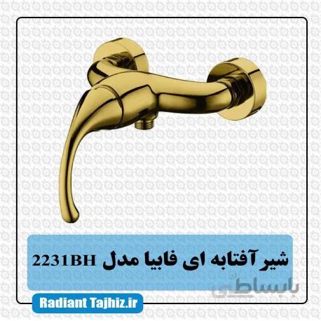 شیر توالت کرومات مدل فابیا 2231BH