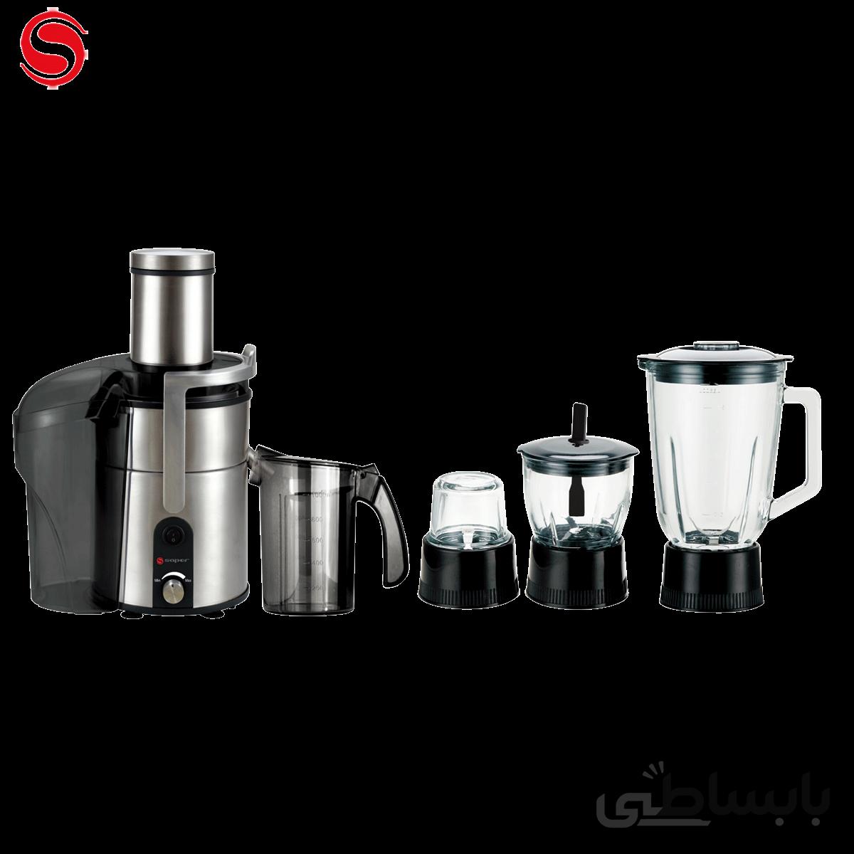 آب میوه گیری 4 کاره ساپر مدل SJBG-4960D