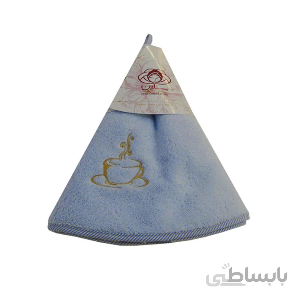 دستمال آشپزخانه سلین - گلدوزی - در رنگ بندی و طرح های متفاوت - قطر 70 - درجه 1 - پنبه رینگ - 24/2 لایه - 500 گرم ا Napkins, kitchen Celine - embroidery - in color scheme and layout, different - diameter 70 - grade 1 - Cotton ring - 24/2 layer - 500 g
