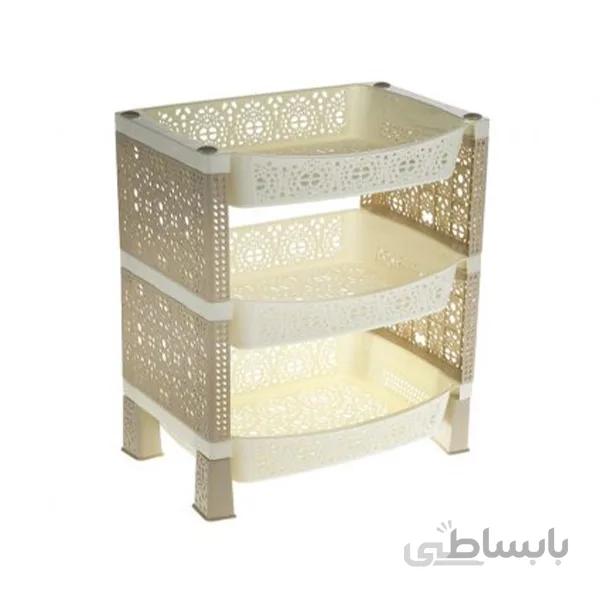 جا سیب زمینی و پیاز ۳ طبقه هوم کت مدل جاسمین