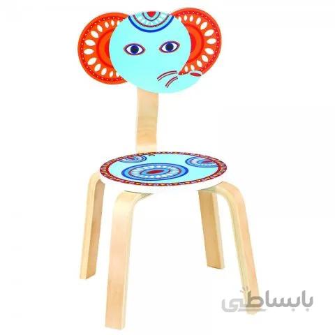 صندلی کودک چوبی مدل فیل کد SD-02-D