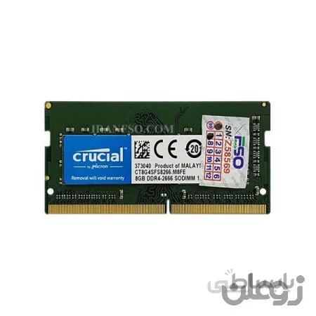 رم لپ تاپ کروشیال مدل DDR4 2666MHz ظرفیت 8 گیگابایت