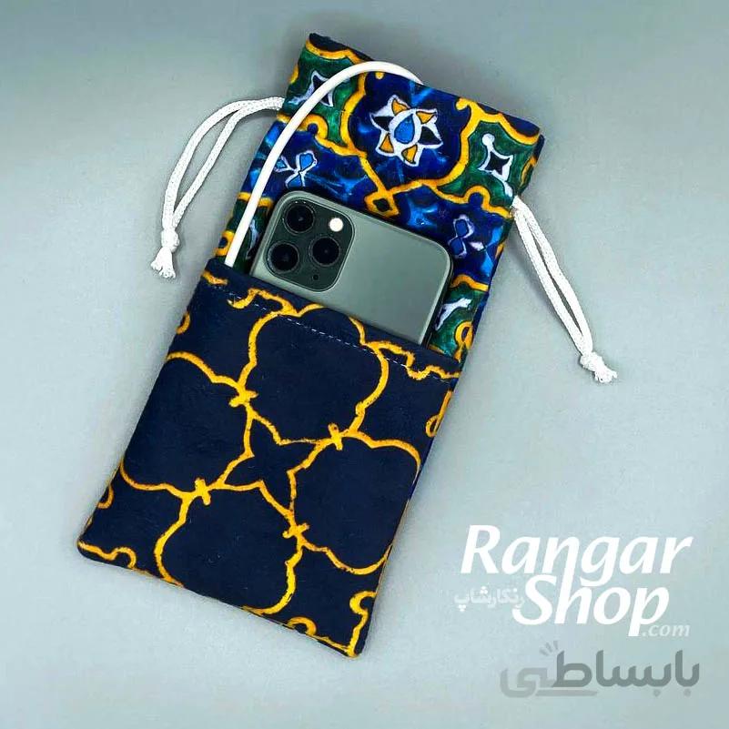 کیف پاوربانک مخمل طرح کاشی قم مدل JP02