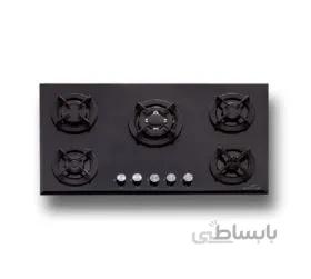 اجاق گاز رومیزی 5 شعله مستر هوم مدل G506 شیشه ای