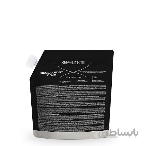 پودر دکلره سلکتیو DECOLORVIT nova رنگ خاکستری 500 گرم