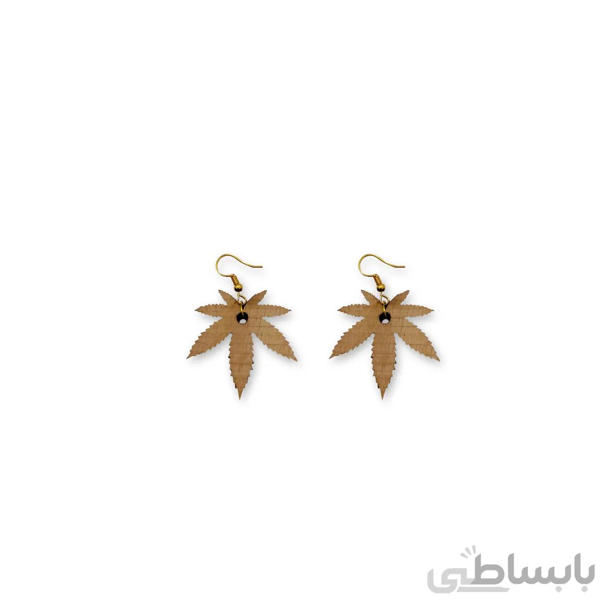 گوشواره طرح برگ S1
