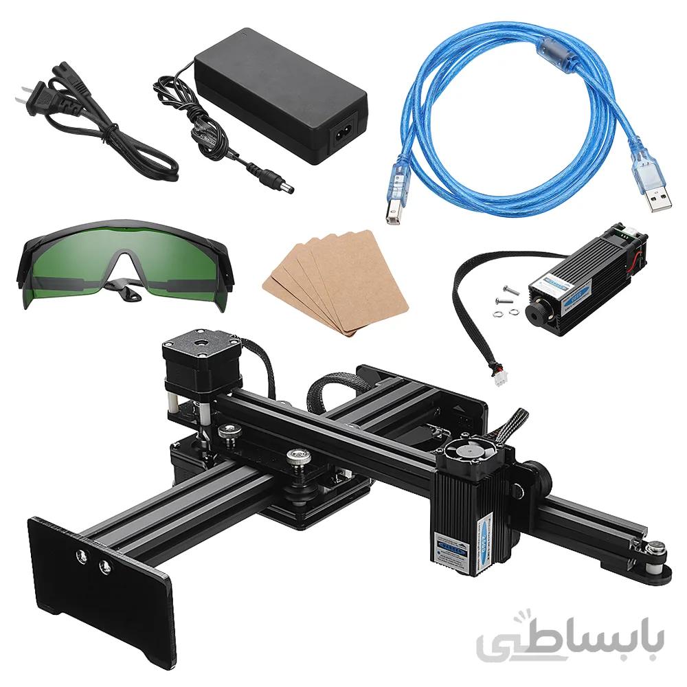 دستگاه لیزر حکاکی لیزری و برش لیزری SUPA 7.5k-Proدارای صفحه کار 300mmx200mm